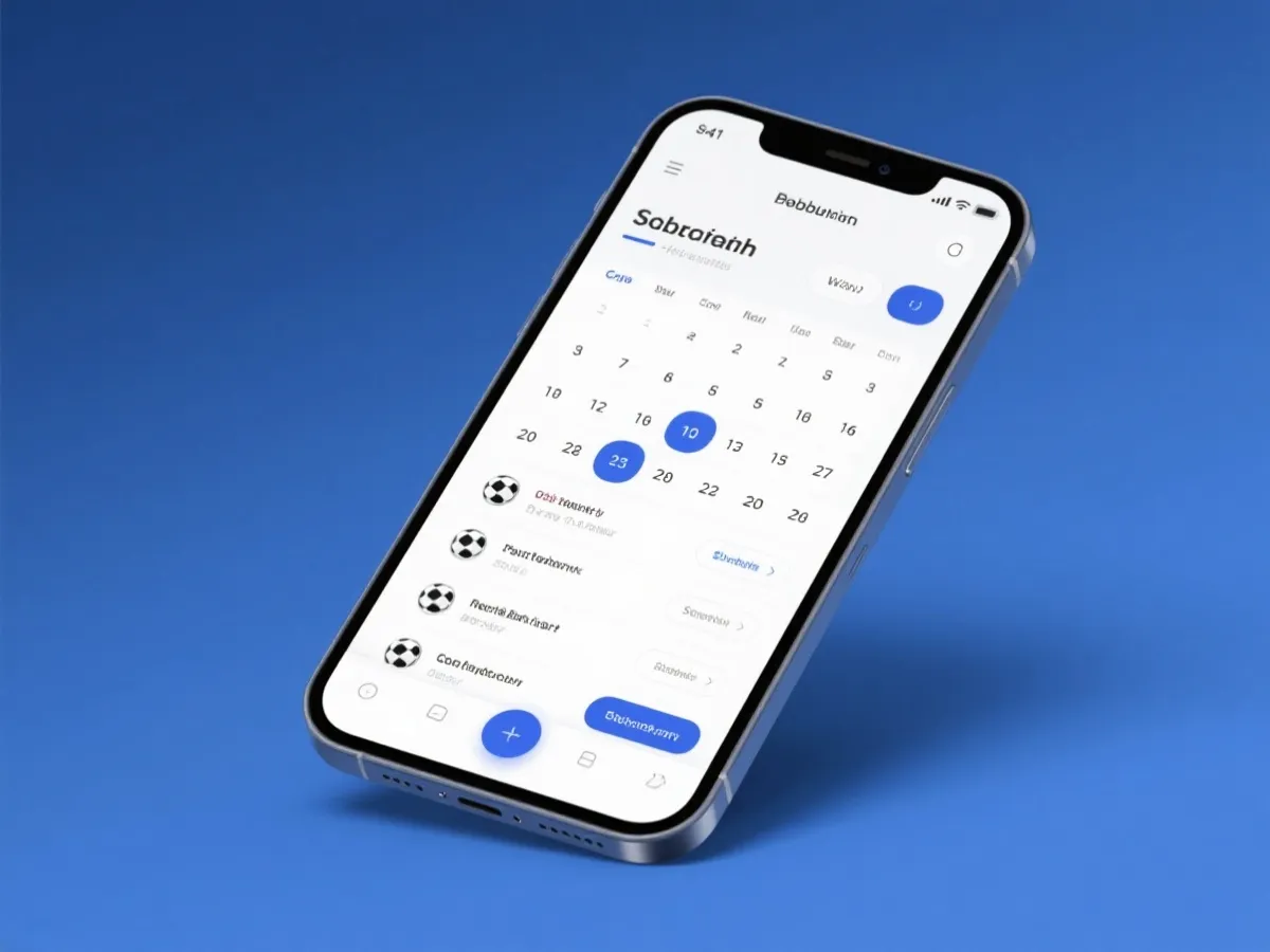 足球赛程查询与比赛时间管理