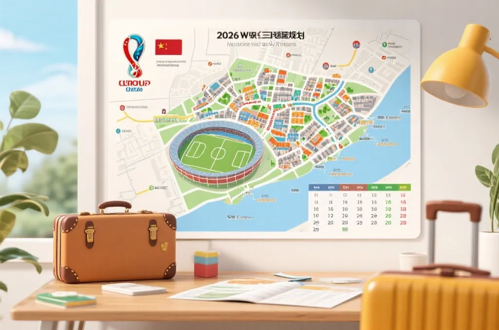 2026世界杯多国赛事城市与球场周边住宿规划地图